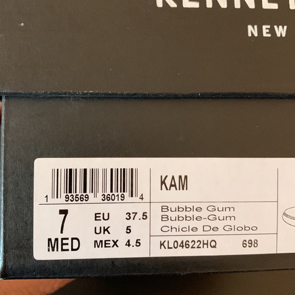 Kenneth Cole Bubble Gum Pink Calf Sneakers - Picture 6 of 8